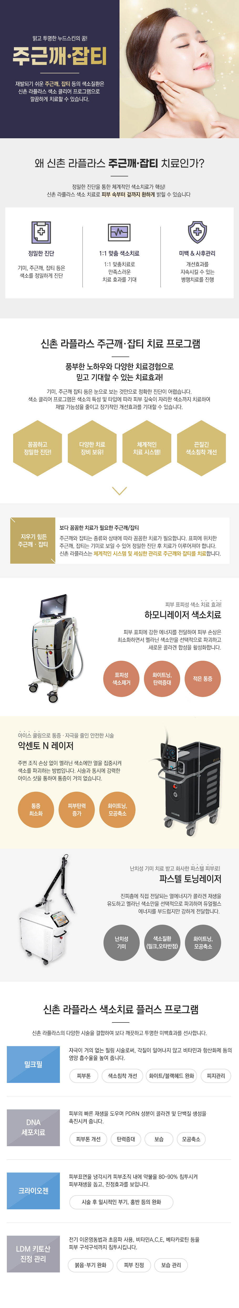 기미/주근깨/잡티